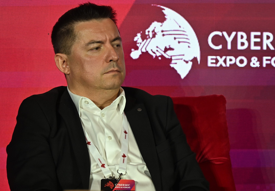 Jarosław Homa, pełnomocnik rektora Politechniki Śląskiej ds. cyberbezpieczeństwa.  Fot. PTWP
