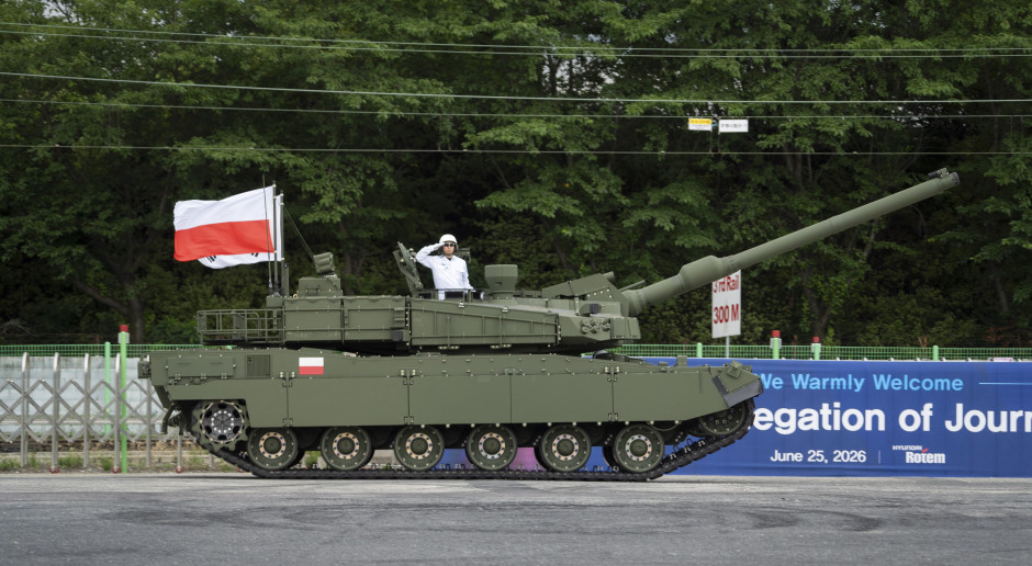 Czołg podstawowy K2 w fabryce w Changwon w Korei Południowej Fot. Materiały prasowe / Hyundai Rotem