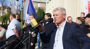 Gorąco przed Ministerstwem Energii. Bez reakcji rządu protesty górników będą coraz ostrzejsze