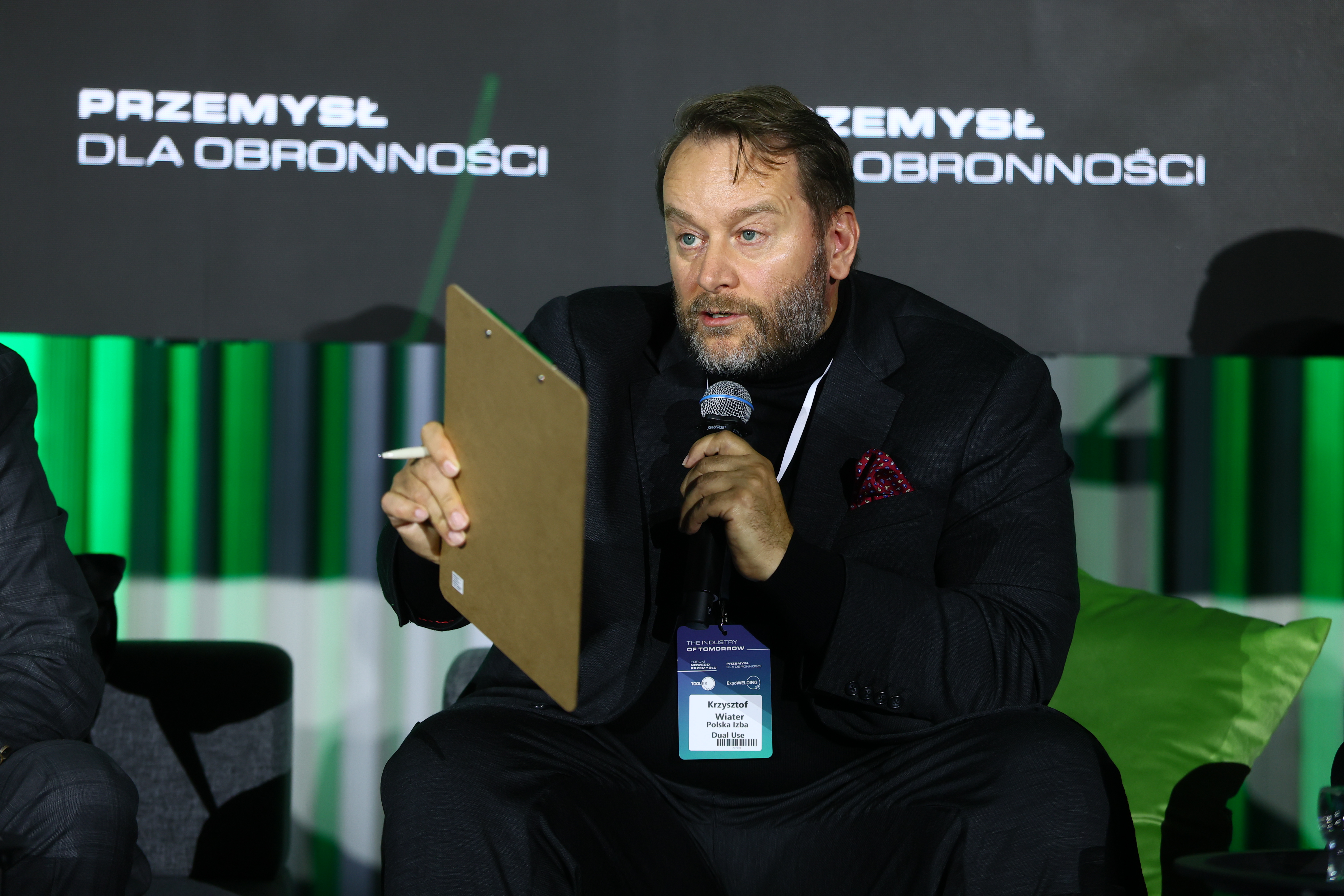 Krzysztof Wiater z prezydium Polskiej Izby Dual Use Fot. Rafał Klimkiewicz / PTWP